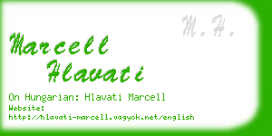 marcell hlavati business card